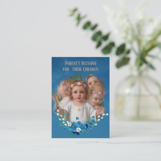 親の子賛美供への聖札 名刺 (スタンド正面)