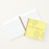 親の形見：かわいいモノうちの子が言った ノートブック (内部)