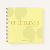 親の形見：かわいいモノうちの子が言った ノートブック (正面)