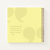 親の形見：かわいいモノうちの子が言った ノートブック (裏面)