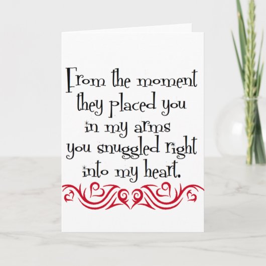 親の愛 カード (正面)