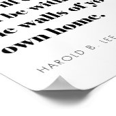 親の感動的引用文 ポスター (角)