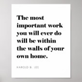 親の感動的引用文 ポスター (正面)