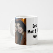 親の日のマグカップ最高の – ママ&パパ今まで コーヒーマグカップ (正面左)