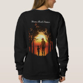 親の日 |女性 スウェットシャツ (裏面)