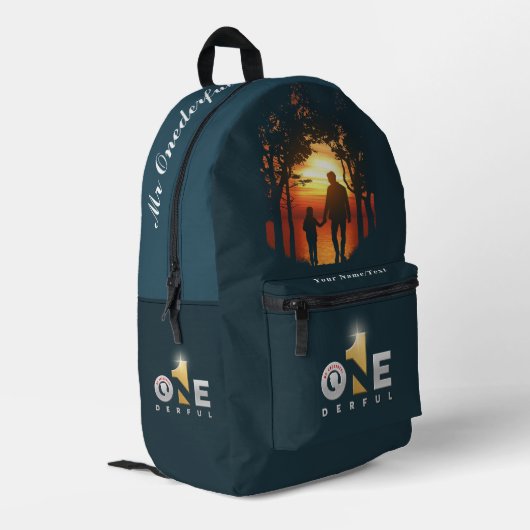 親の日 |父の日 –  プリントバックパック (裏面左端)