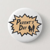 親の日 缶バッジ (正面)
