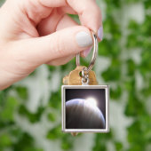 親の星を持つ太陽系外惑星 キーホルダー (手)