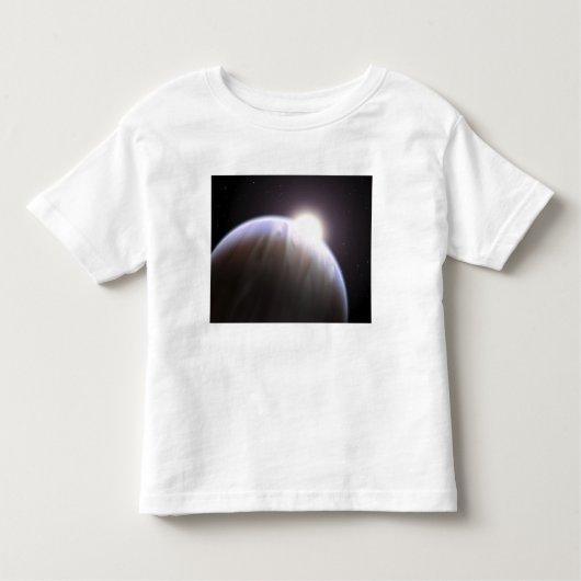 親の星を持つ太陽系外惑星 トドラーTシャツ (正面)