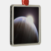 親の星を持つ太陽系外惑星 メタルオーナメント (右)