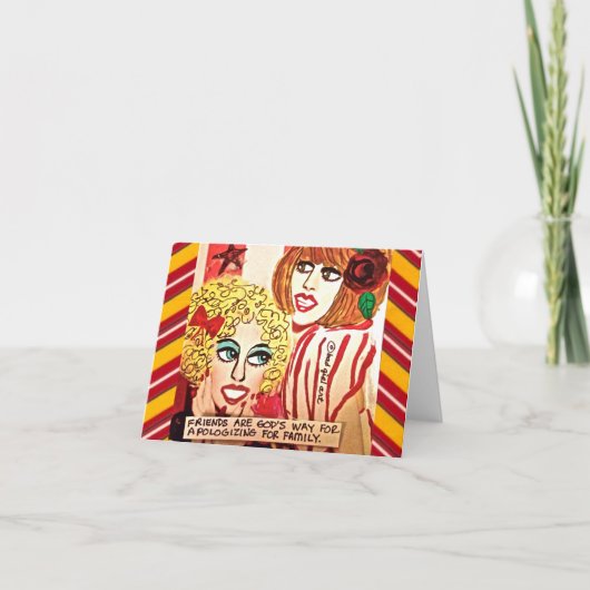 親の無い者は謝る道だ カード (正面)