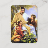 親の祈りの言葉の子ども用祈りの言葉カード 名刺 (正面)