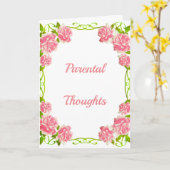 親の考え カード (黄色い花)