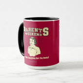 親の週末：すべてを非表示 マグカップ (正面左)