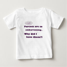 親の顔が悪い ベビーTシャツ