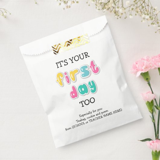 親への贈り物も初めてだ フェイバーバッグ (封をした状態)