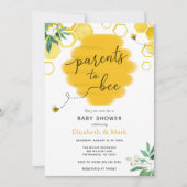 親へビーベイビーシャワー招待状 招待状 (正面)