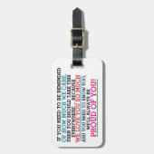 親または子のラベル ラゲッジタグ (正面縦)