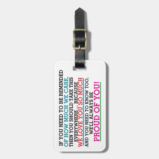 親または子のラベル ラゲッジタグ (正面縦)