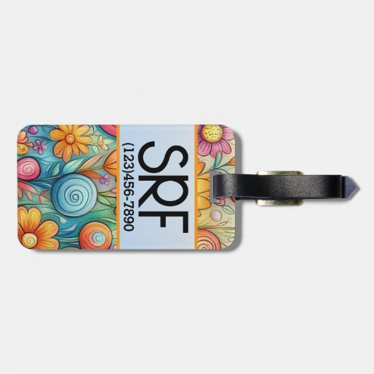 親または子のラベル ラゲッジタグ (裏面横)