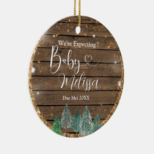 親を待っている木の松 セラミックオーナメント (右)