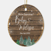 親を待っている木の松 セラミックオーナメント (左)