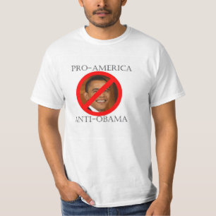 親アメリカアンチオバマ Tシャツ