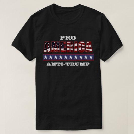 親アメリカアンチトランプ Tシャツ (デザイン正面)