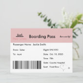 親インスパイアに妊娠のお知らせ 招待状 (スタンド正面)