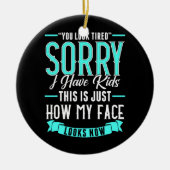 親インスパイア関連マムパパデザイン セラミックオーナメント (正面)