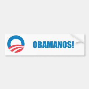 親オバマ- OBAMANOS (2) バンパーステッカー