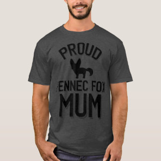 親カッコいいFennec For Mum誇りを持った用Fennec Tシャツ