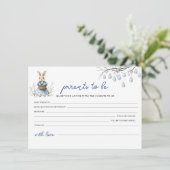 親カードのためのイースターベビーシャワーアドバイス シーズンカード (スタンド正面)