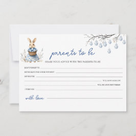 親カードのためのイースターベビーシャワーアドバイス シーズンカード