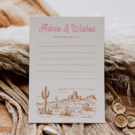 親カード用ピンクウェスタンアドバイス