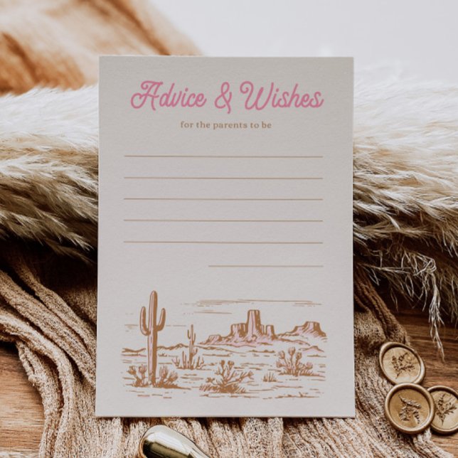 親カード用ピンクウェスタンアドバイス (クリエイターアップロード済み)