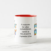 親ギフトも初めてだ ツートーンマグカップ (中央)