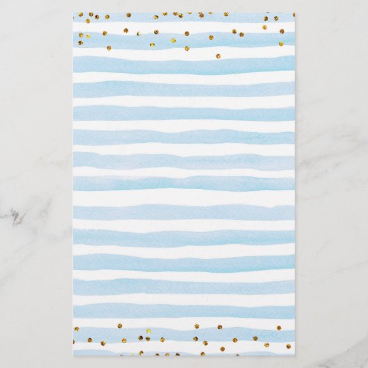 親ゲームのためのブルービー玉の赤ちゃんシャワーアドバイス (裏面)