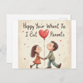 親サンキューカード ポストカード (正面/裏面)