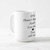 親ステップの子のマグギフトをステップパーソナライズされたする コーヒーマグカップ (正面左)