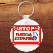 親ストップの疎外 キーホルダー (正面)
