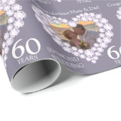 親ダイヤ結婚モンド記念写真ラップ ラッピングペーパー (ロールコーナー)
