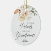 親パーソナライズされただけ最高のが昇進する セラミックオーナメント (右)