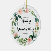 親パーソナライズされたのみ最高のCeの昇進 セラミックオーナメント (右)