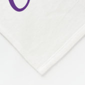 親パーソナライズされた孫の写真 フリースブランケット (角)