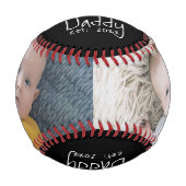 親パーソナライズされた父の日カスタムの一つ 野球ボール (正面)