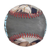 親パーソナライズされた父の日カスタムの一つ 野球ボール (裏面)