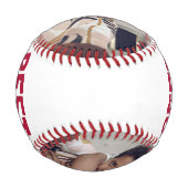 親パーソナライズされた父の日カスタムの一つ 野球ボール (裏面)