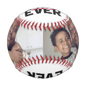 親パーソナライズされた父の日カスタムの一つ 野球ボール (正面)