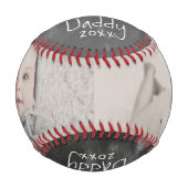 親パーソナライズされた父の日カスタムの一つ 野球ボール (正面)